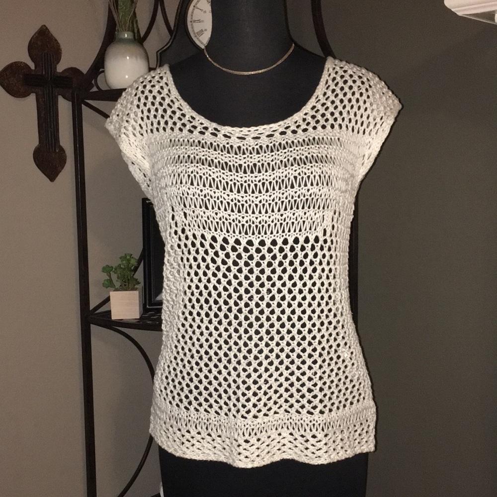 Converse Open Knit Crochet Top